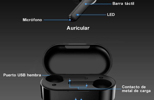 Características Auriculares Bluetooth 5.0, HOMSCAM